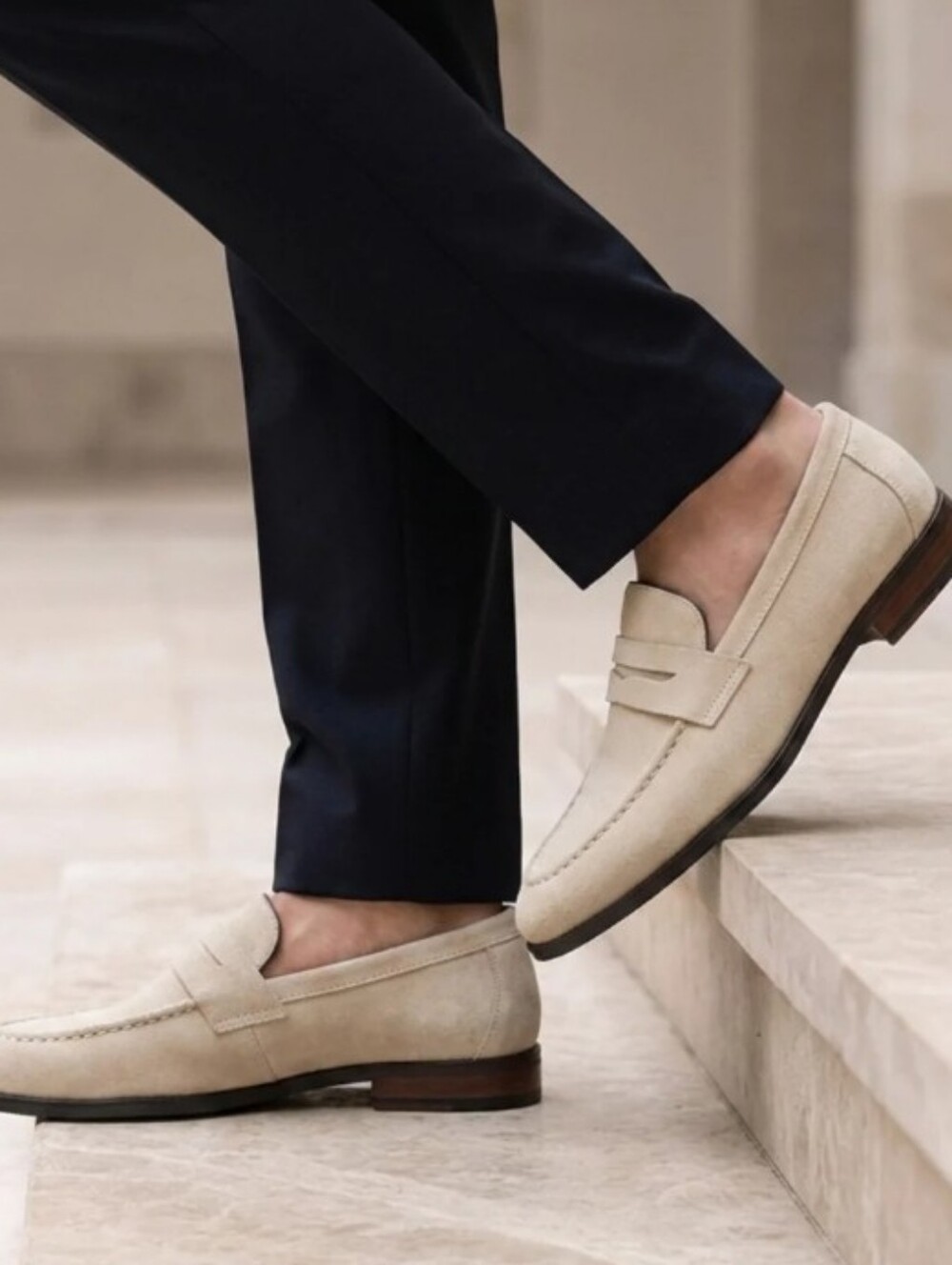 BRAND NEW BROOKS BROTHERS SUEDE PENNY LOAFERS